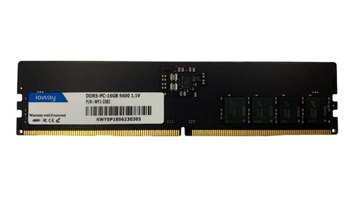 Memória Ram 16gb Ddr5 5600mhz Udimm Ioway