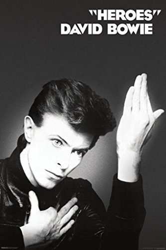 Póster David Bowie  Héroes  24x36.