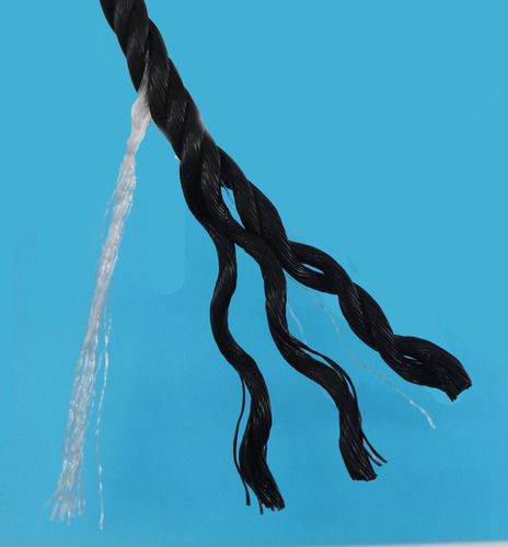 Lazo Soga Malla Sombra Uso Agricola Prot. Uv Negro 1 Kg 8 Mm