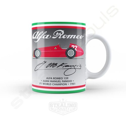 Taza | Juan Fangio | Alfa Romeo 159 F1 World Champion 1951