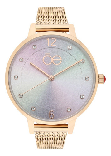 Reloj Cloe Analogo Para Mujer Redondo Extensible Mesh