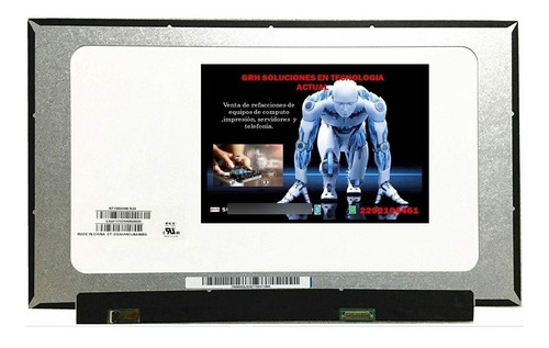 Display Lcd Nv156fhm-n3d 0n39x1 15.6 Full 30 1920x1080 Sin B