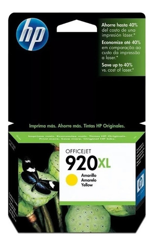 Hp Cartucho 920xl Cd974al Amarillo De Alto Rendimient