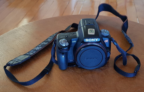 Câmera Sony Alpha A35 Com Defeito Lente Case Carregador