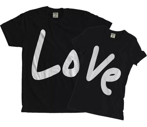Kit Camisa Camiseta E Babylook Casal Namorados Love Amor