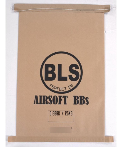 Bls 25kg Costal Bbs 0.25g - 100,000 Shots Airsoft 6mm Perfec