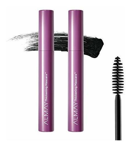 Almay Thickening Mascara Duo Pack, Black, 2 Count.