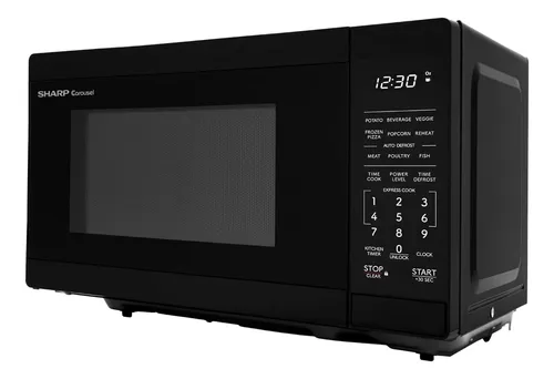 Horno Microondas Sharp 0.7 Cuft 700w Con Turntable Smc0760kb