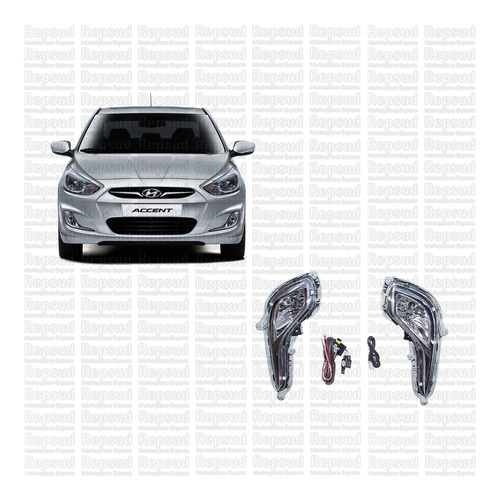 Kit De Neblinero Hyundai Accent Rb 2015