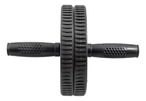 Roda Abdominal Dupla Cor Preto Preto