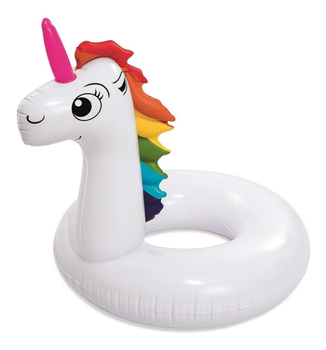 Unicornio Aro Flotador Bestway Gigante Inflable Playa Pileta