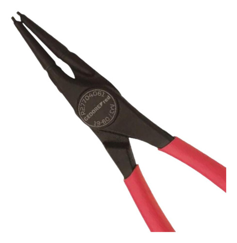 Alicate Para Anéis Interno Bico Reto 7 - Gedore Red
