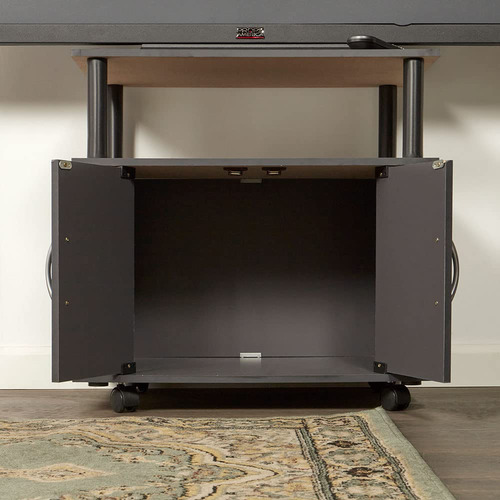 Home Basics Soporte De Tv Pequeño Aglomerado Y Pvc Con