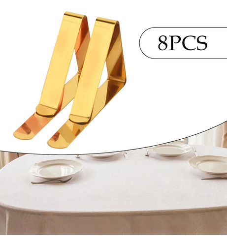 8 Piezas De Cubierta Clip De Mesa De Mantel Manteca De Mesa