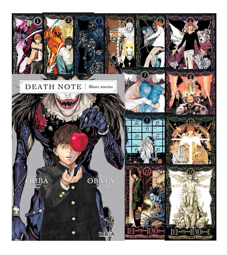 Manga Death Note 12 Tomos Completa + Short Stories Ivrea Sk