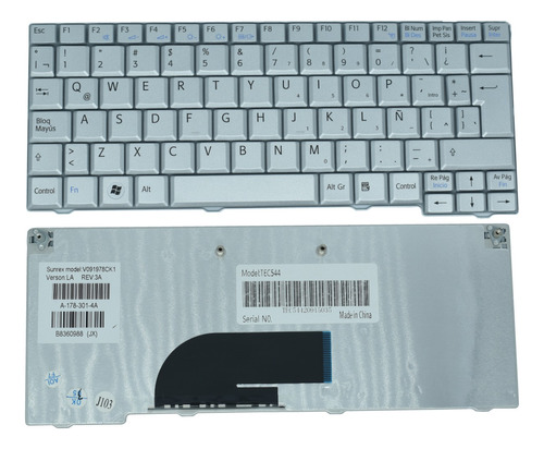 Teclado Plata Sony Vaio Vpc M M12 M13 Pcg 21311u 21313m