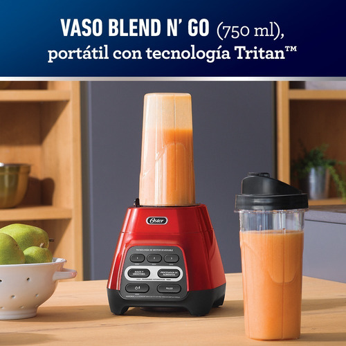 Licuadora Oster® Con Tecnología Reversible + Blend N Go