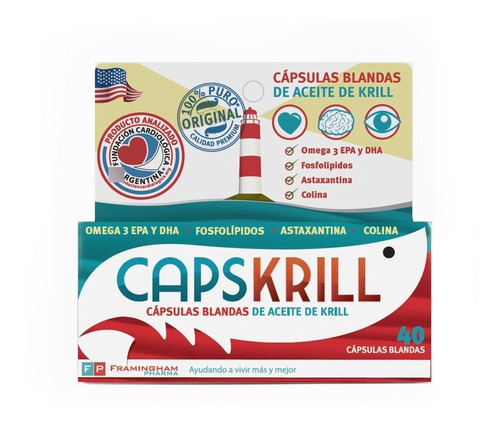 Capskrill Omega 3 Aceite De Krill X 40 Caps