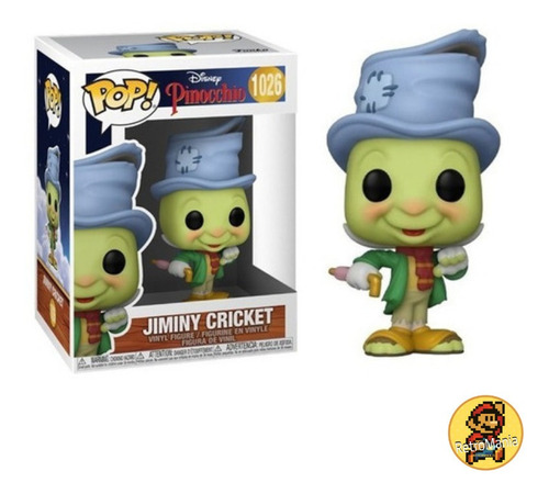 Imagen 1 de 3 de Funko Pop Pinocho Jiminy Cricket Original Pinocchio