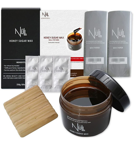 [no Requiere Calor] Kit De Cera Null Para Hombres, Cera De D