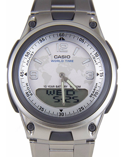 Reloj Casio Aw-80d-7a2 Telememo Original Local Belgrano