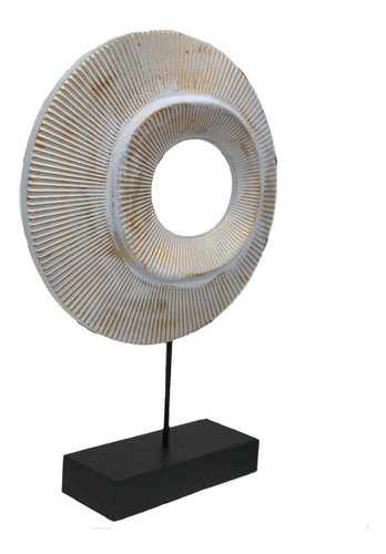 Escultura Solzinho Na Base Decorativo Estatueta Em Resina