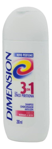 Kit C/ 6 Shampoo Dimension Anticaspa Seco 200ml