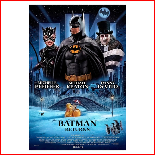 Poster Película Batman Returns Regresa 1992 #9 - 40x60cm | Envío gratis
