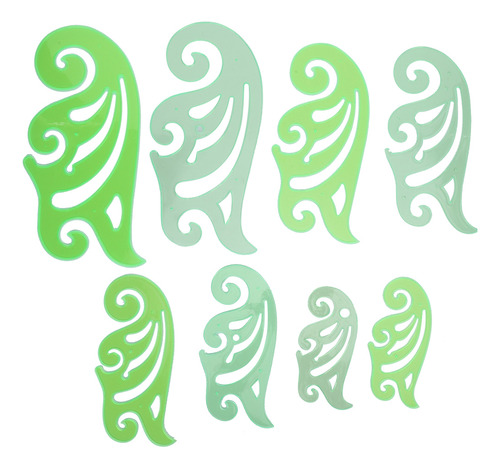 Plantilla De Dibujo Curva De 8 Piezas Multifuncional En Form