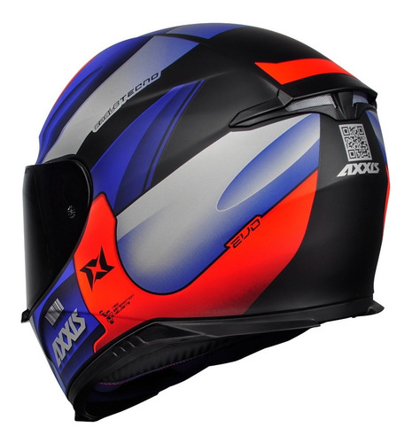 Imagem 2 de 8 de Capacete Moto Axxis Eagle Preto Fosco Lançamento