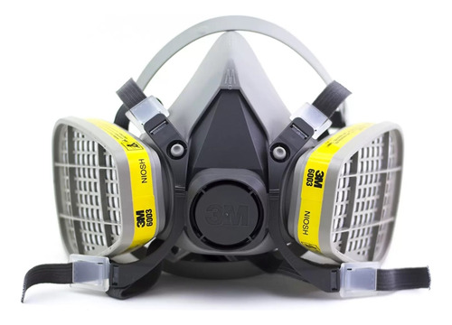 Máscara Respirador Semi Facial 3m 6200 Com Filtro 6003 