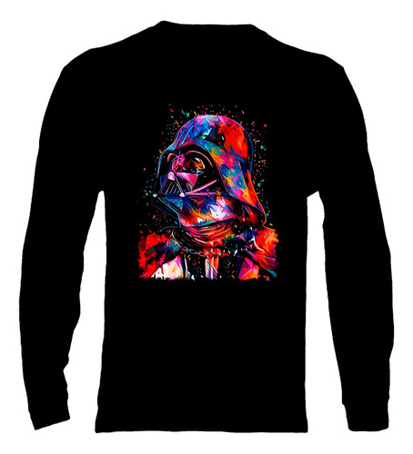 Polera Manga Larga Star Wars - Ver 18 - Darth Vader