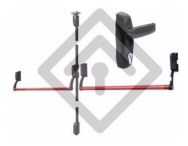 Barral Antipánico Jaque 290 Doble, Con Acceso Llave