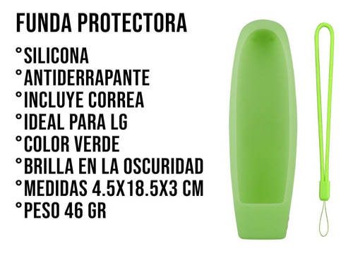 Imagen 3 de 10 de Funda Para Control LG Magic Silicon Case Protector