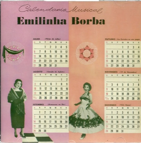 Cd Emilinha Borba - Calendário Musical ( Col. As Divas) Novo