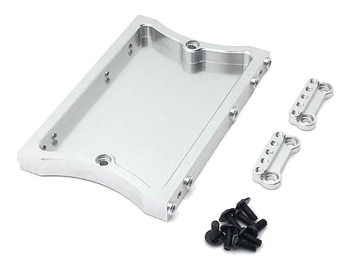 Placa De Montaje Del Haz Trasero De Aluminio Rc Y Plata