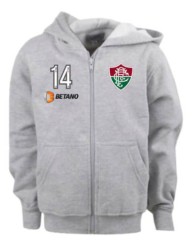 Campera  Salida Algodon Fluminense Brasil  Retro Canguro