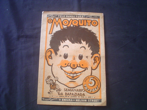 Jornal O Mosquito -nº 1 - 1936 -relíquia Coleionadores