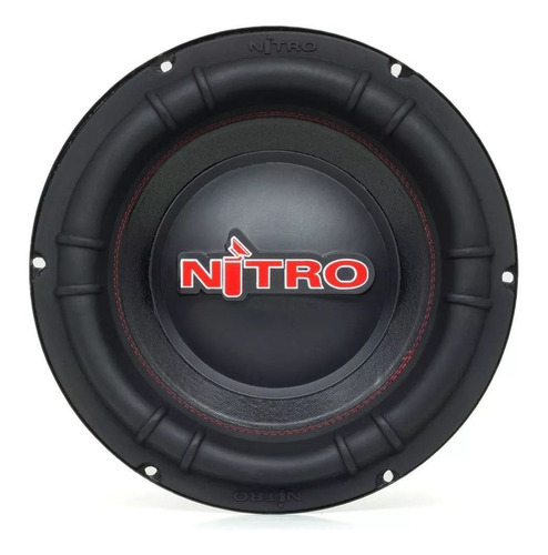 Alto Falante Sub 12 Pol Nitro 700w Rms  2+2 Ohms Grave Cor Preto