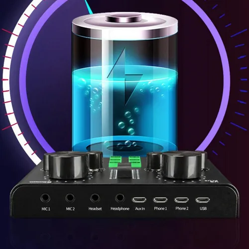 Zj Equipo De Podcast Efecto De Sonido Múltiple Portátil Para