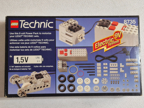 Set Construcción Lego Technic Motor De 9v 8735
