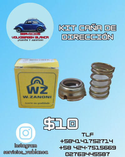 Kit Caña Direccion Volkswagen