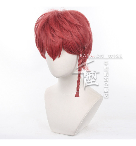 Blue Lock Kurona Ranze Halloween Cosplay Peruca Cabelo 30cm