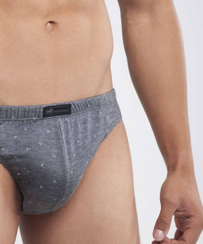 Tanga Hombre Patprimo Gris  10054-91