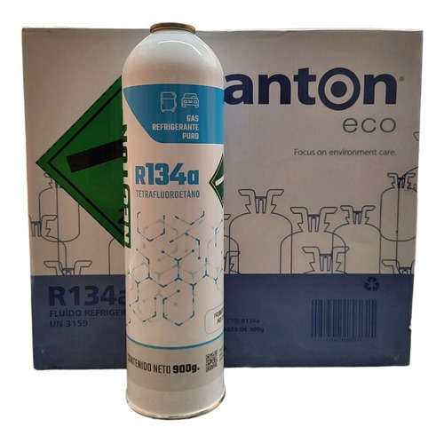 Garrafa Gas Refrigerante R134a 900 Grs Freon Anton