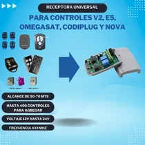 Comprar Receptora De Controles Nova, V2, E5,  Codiplug Y Omegasat