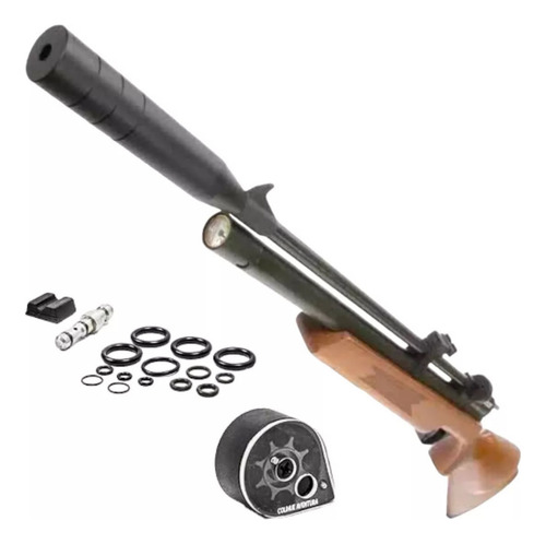 Rifle Pcp Kit Pr900 (v-raptor)+diabolos+bomba Madera 139.7 Mm