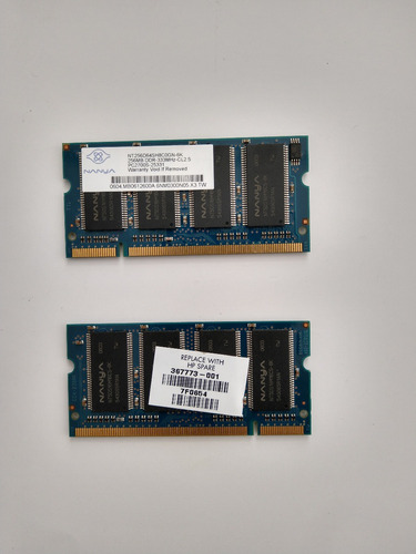 Combo Memorias Pc2-3200 Ddr2 Cl2.5