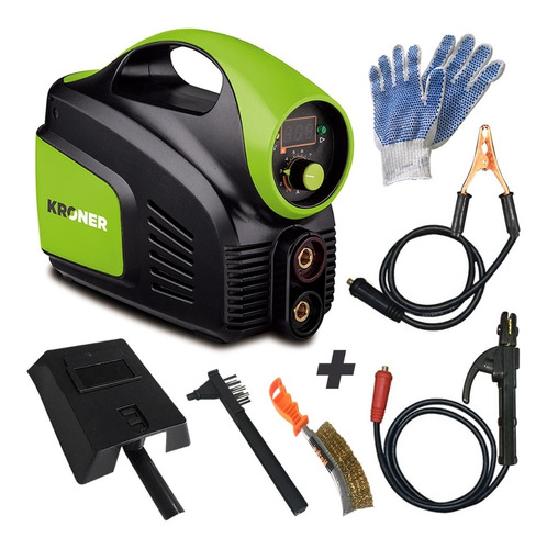 Soldadora Inverter Kroner 100 Amp-reales 220 Volts + Kit Promo