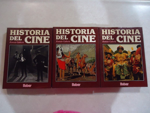 Historia Del Cine  Roman Gubern  Tres  Tomos Enciclopedicos